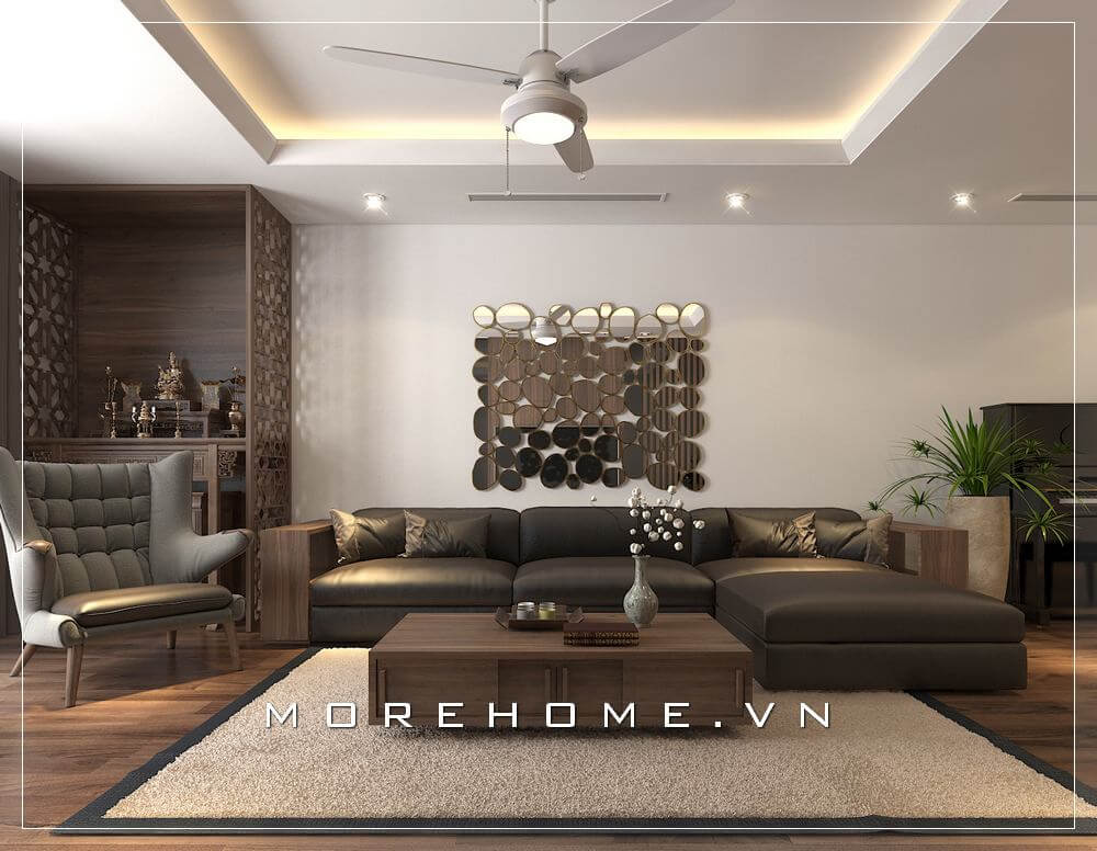 Mẫu ghế sofa gỗ đẹp và sang trọng cho căn phòng khách sang trọng